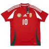 Camiseta de fútbol Hungría Szoboszlai 10 Primera Equipación Euro 2024 - Hombre